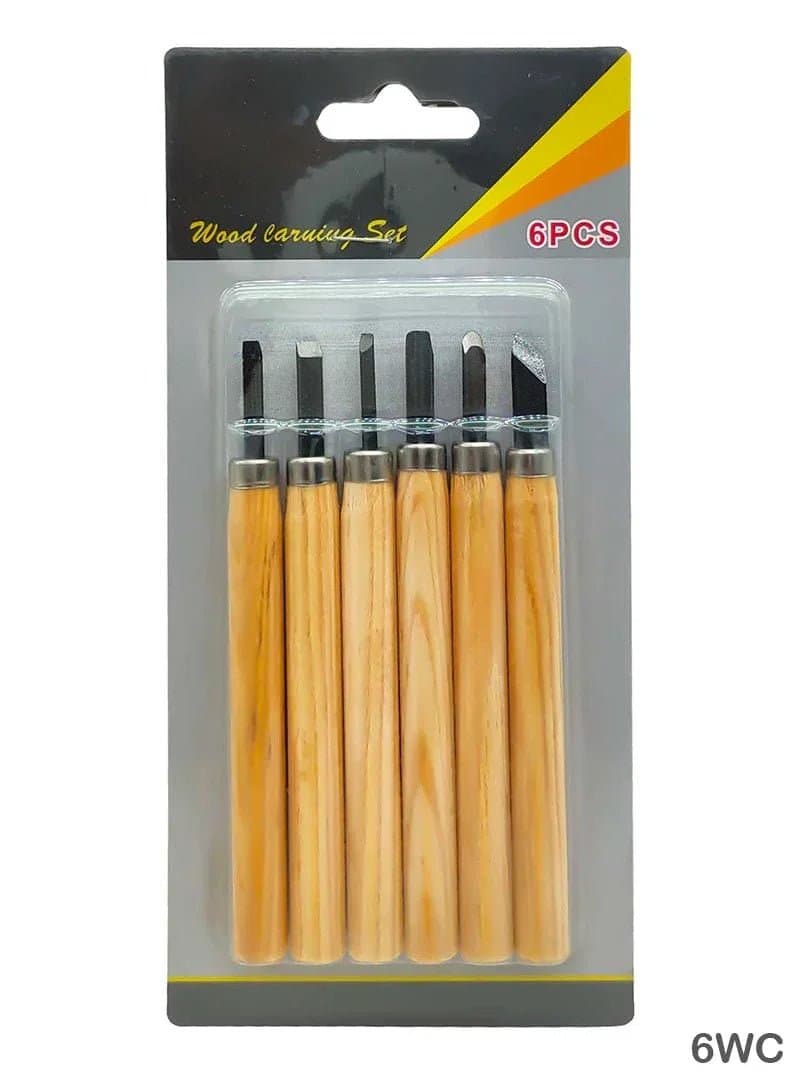WOOD CRAVING SET 6 PCS