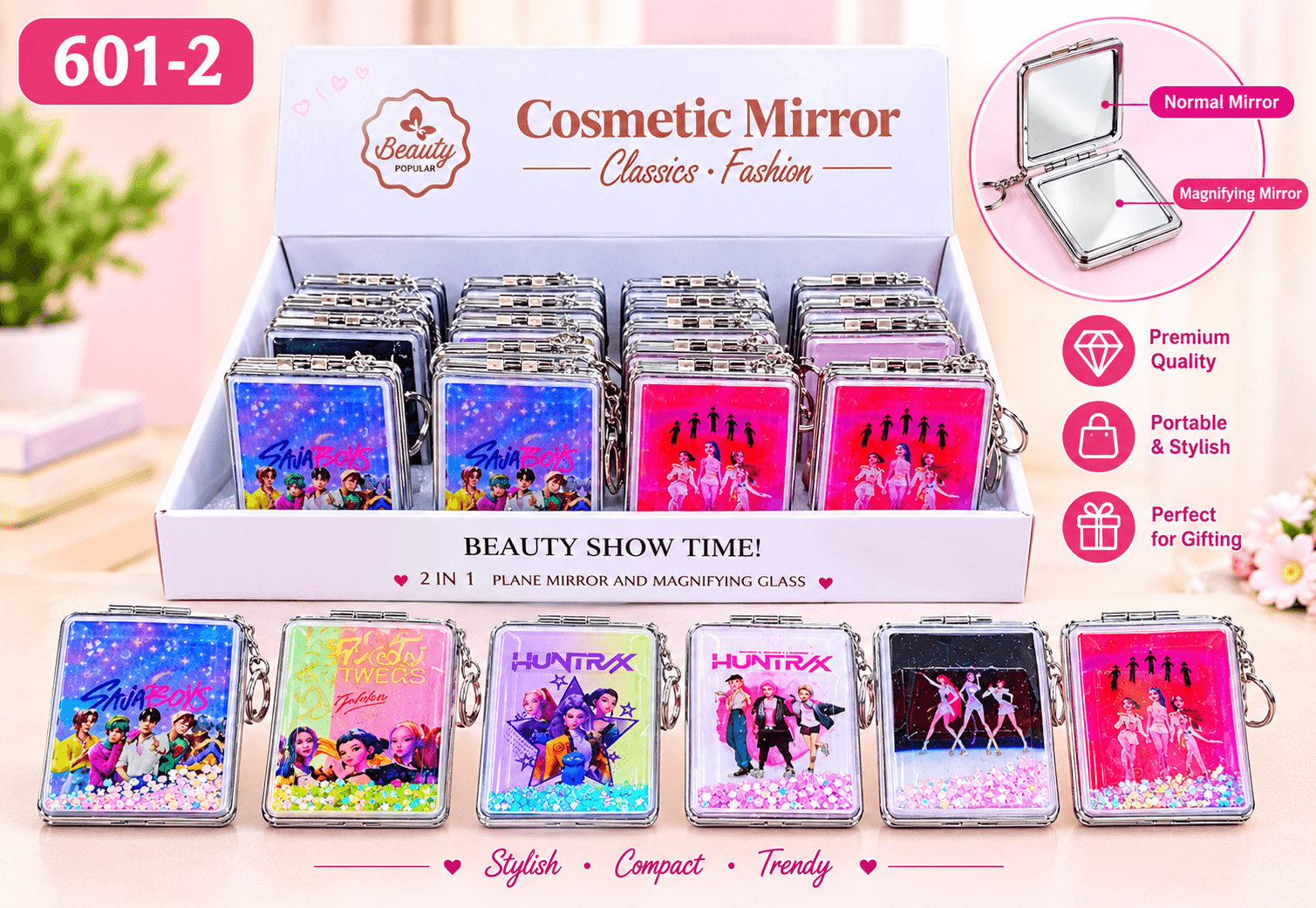 MIRROR KPOP GLITTER 601-2