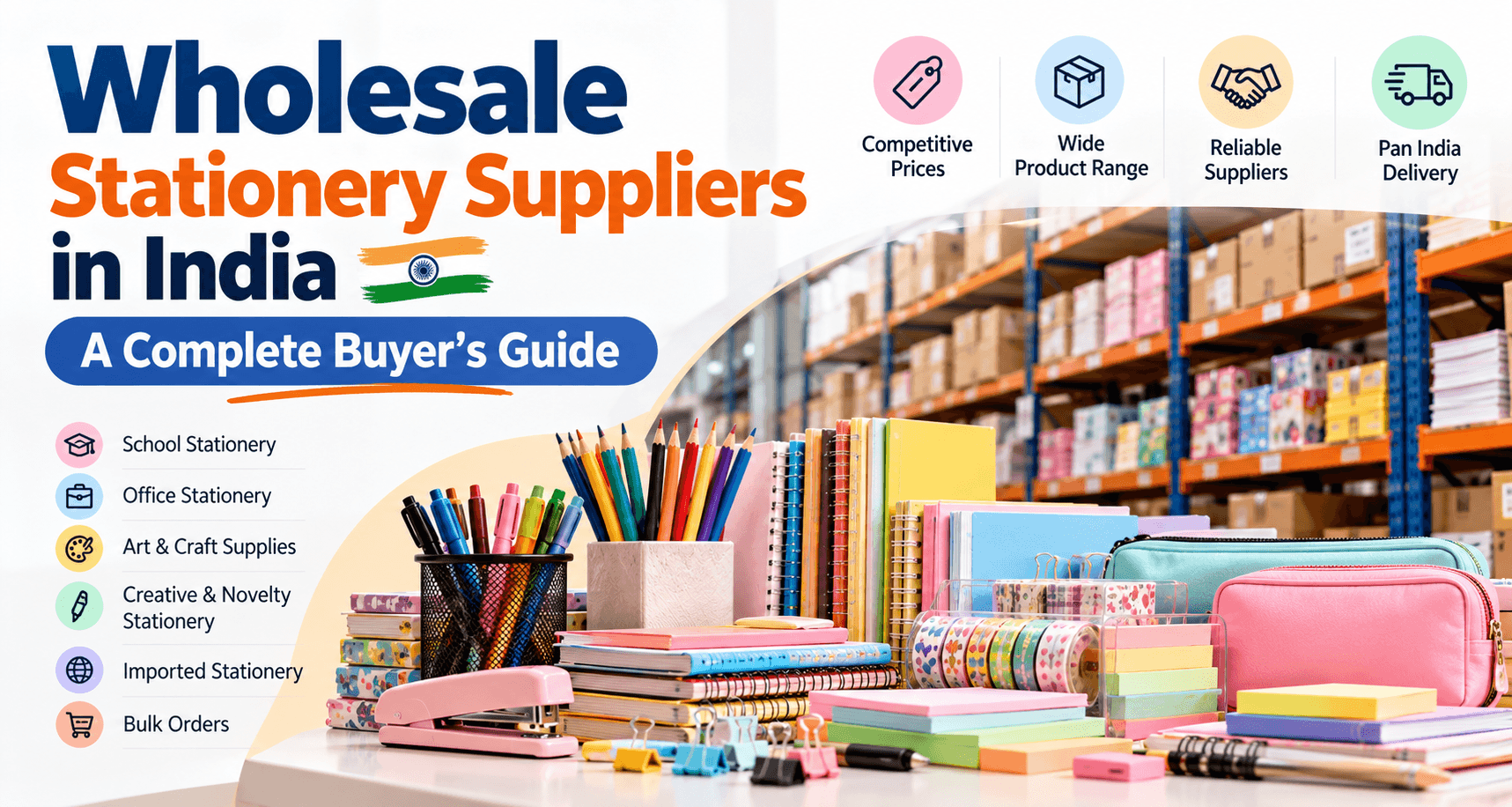 Wholesale Stationery Suppliers in India: A Complete Buyer's Guide