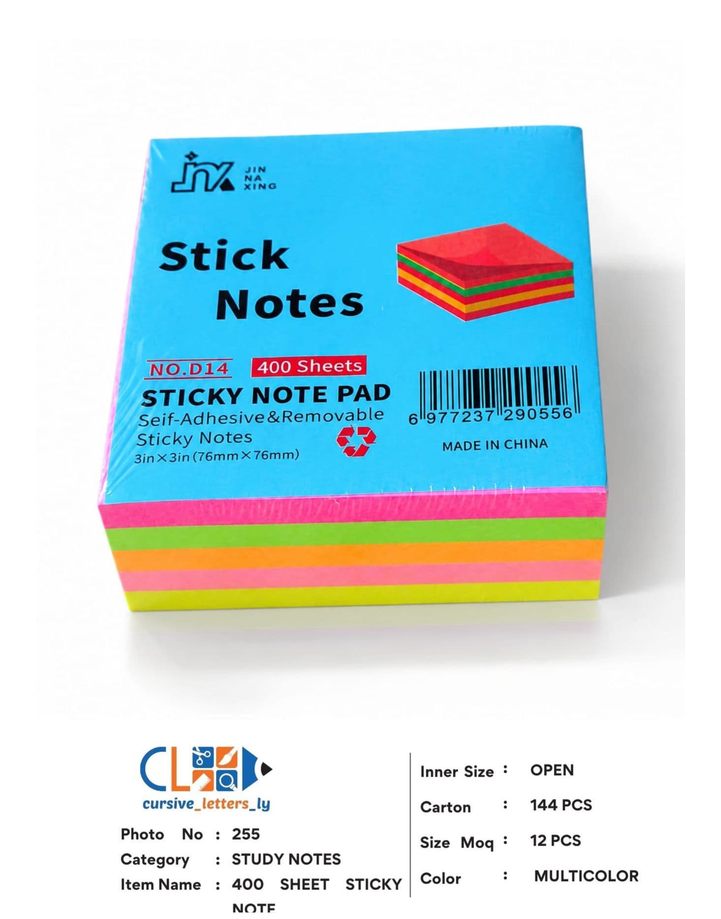 STICKY NOTE 400 SHEET