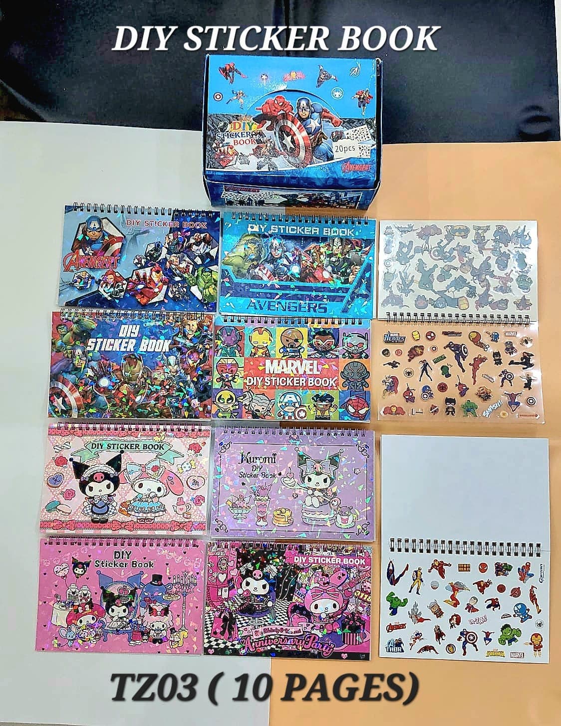 DIY STICKER BOOK TZ03