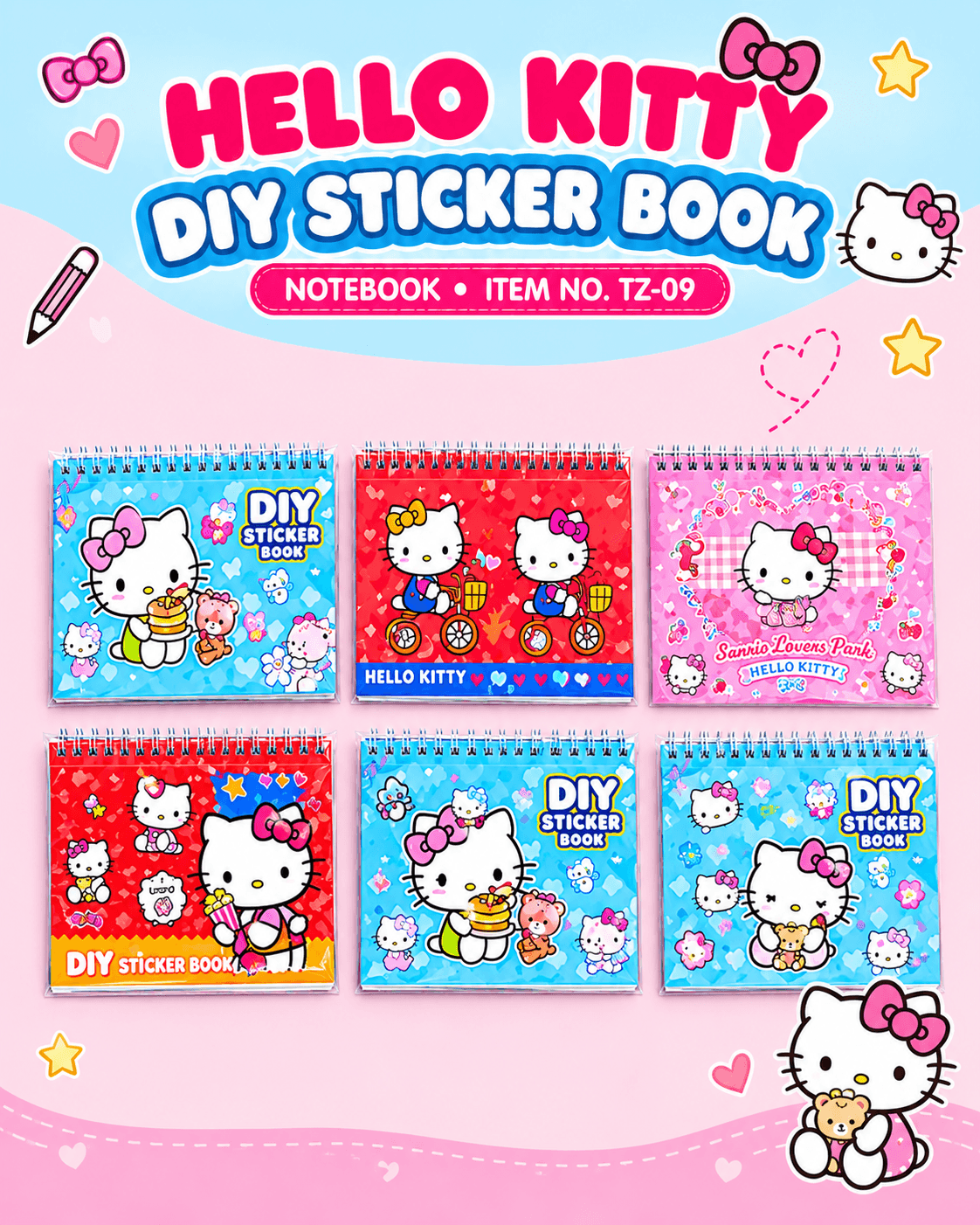 DIY STICKER BOOK TZ-09
