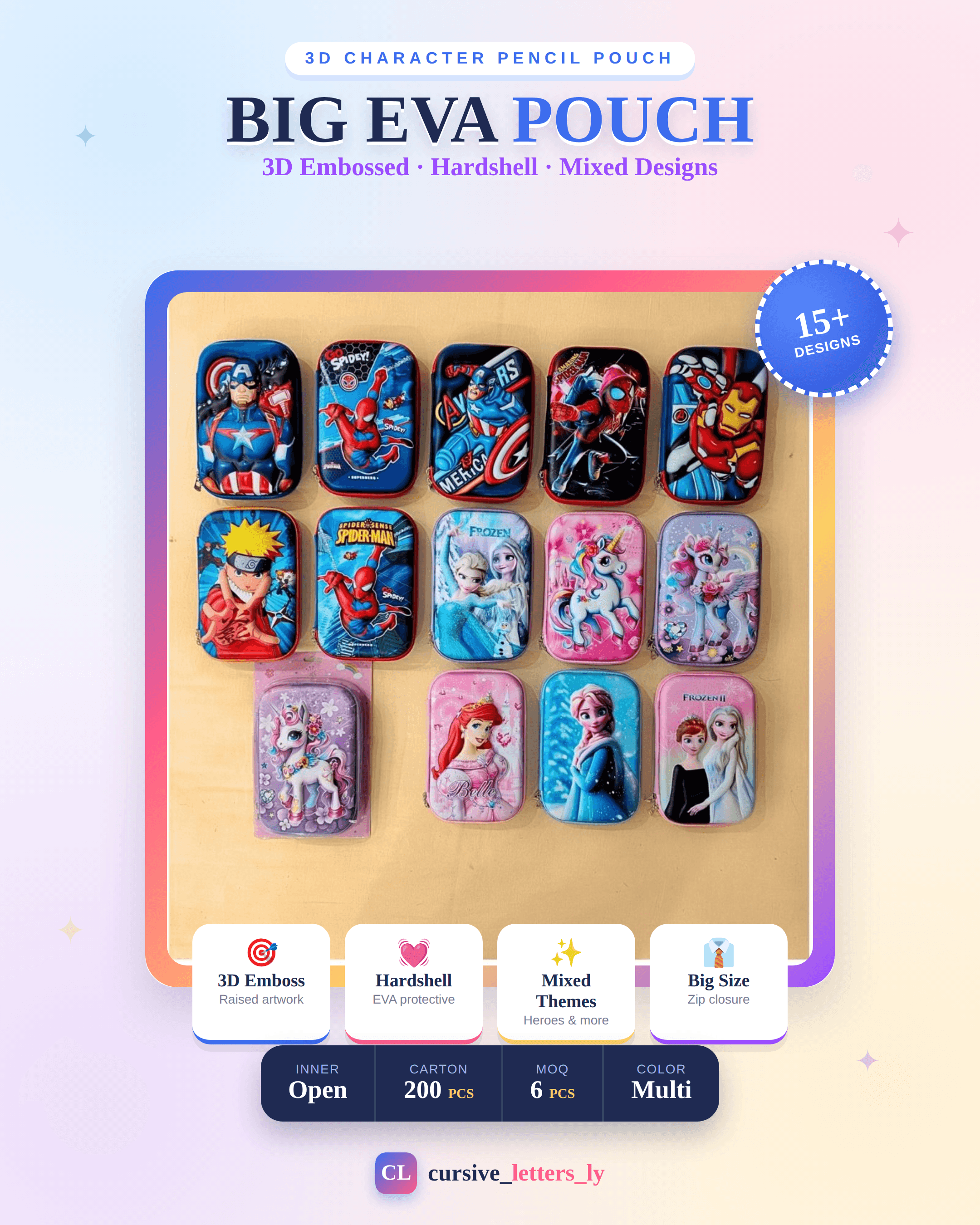 BIG EVA POUCH MIX YH-168